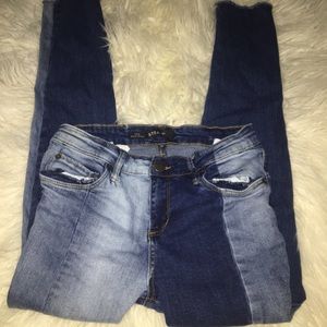 Skinny Two Toned Jeans